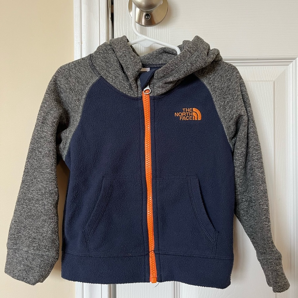 The North Face size 2T fleece zippered jacket